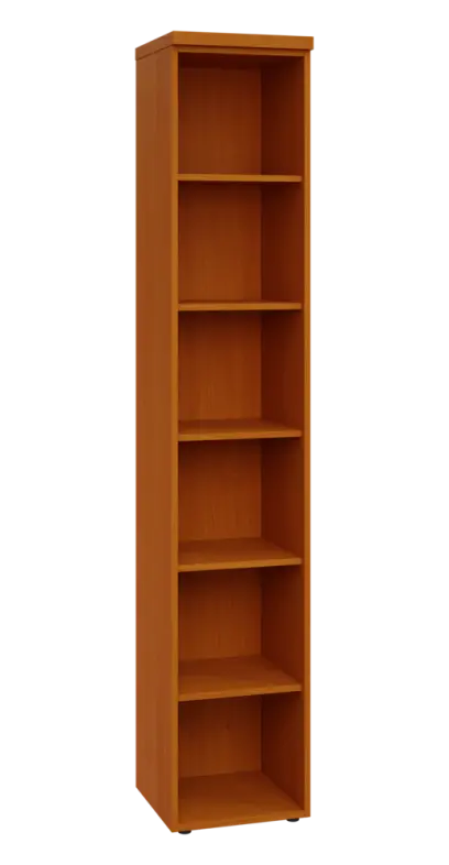 SIN 6 - 4N kancelářská skříň, nika, 2170x400x400, třešeň šumavská